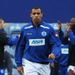QPR defender Anton Ferdinand opts against wearing a T-shirt in support of the Kick It Out campaign ahead of their clash with Everton