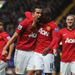 There were more celebrations for van Persie and Manchester United after the Dutchman made it 2-0 at Stamford Bridge
