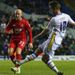 Michael Tonge fires Leeds United ahead at home to Southampton in the 35th minute.