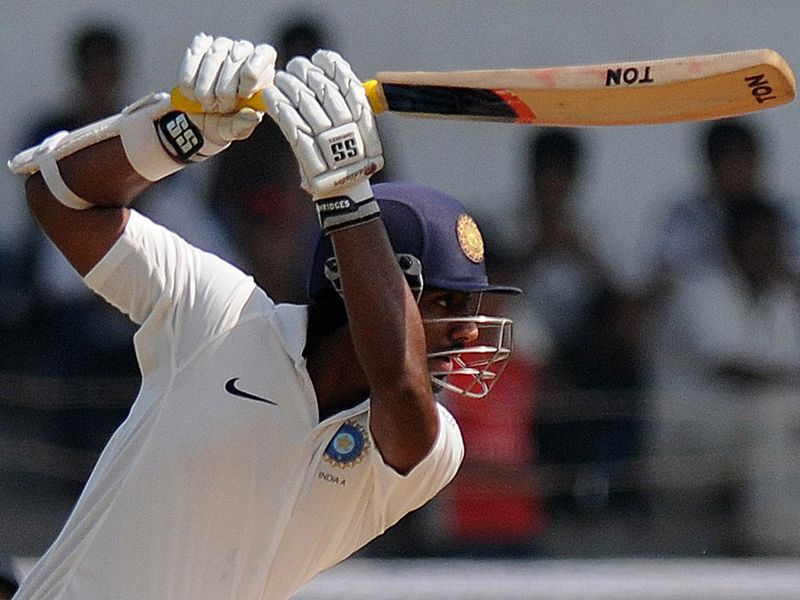 Opener Abhinav Mukund made 73 before being dismissed by Graeme Swann.