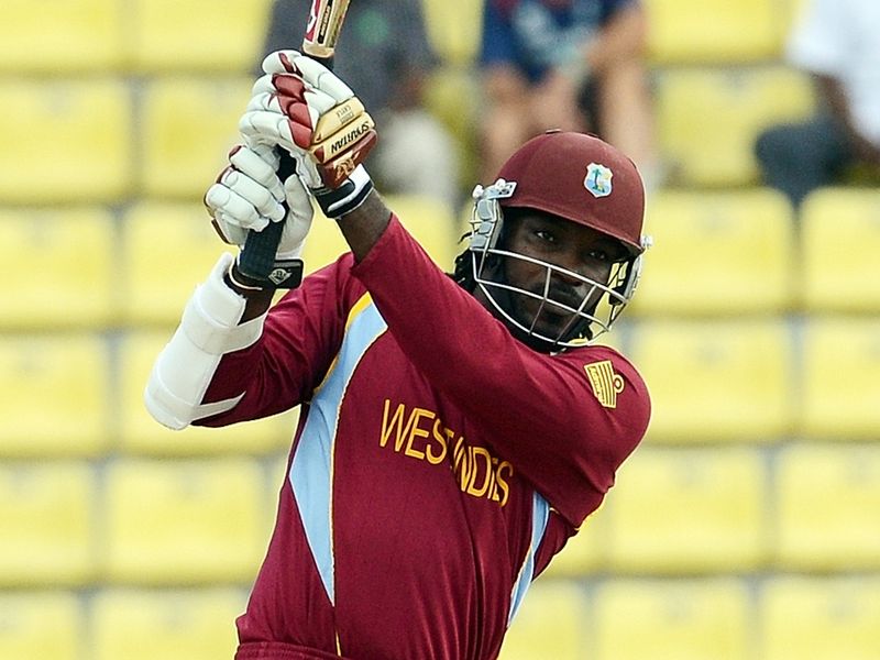 Chris Gayle scored 30 off 14 balls...