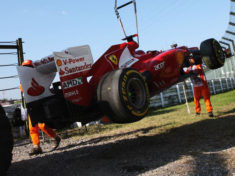 Not what Ferrari fans wanted to see