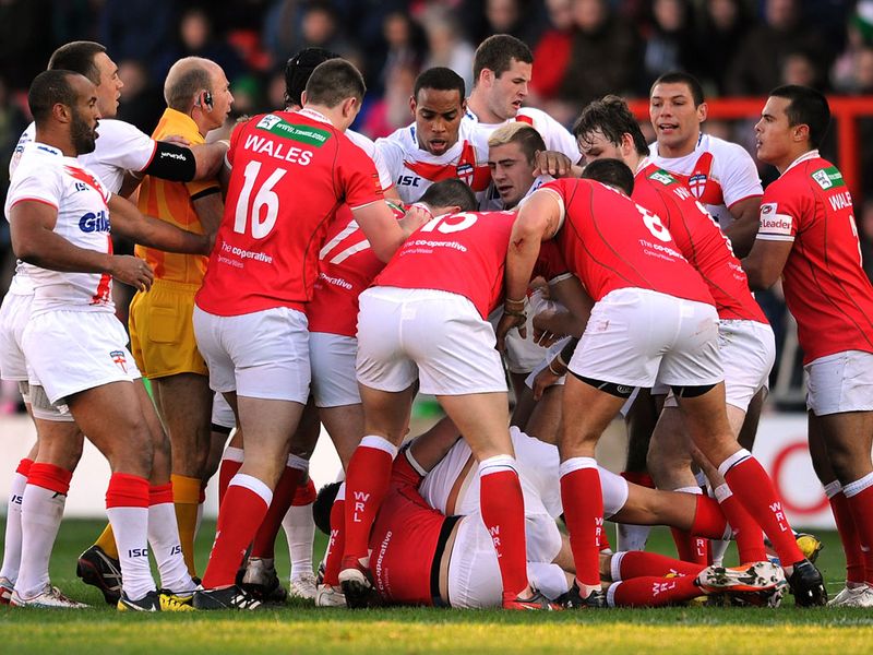 Tempers flared after Gareth Hock took exception to Elliot Kear's interference at the play of the ball
