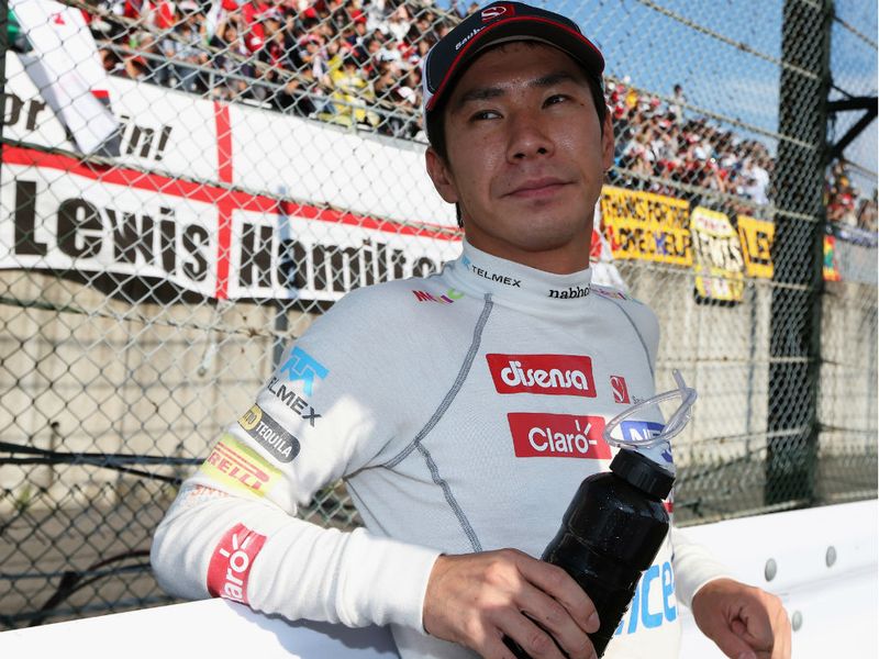 Kamui Kobayashi gets ready for his home race