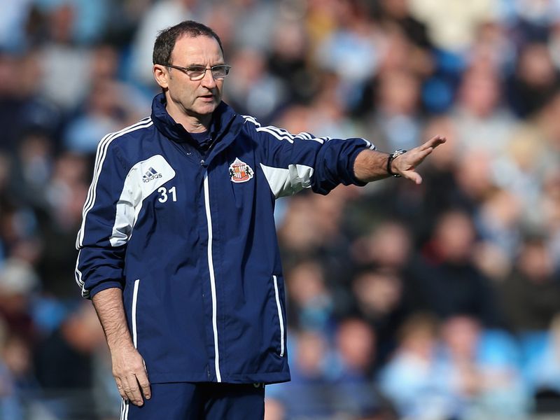 Martin O'Neill will take a 1-0 deficit going into the break, hoping his side can do more against the champions in the second half.