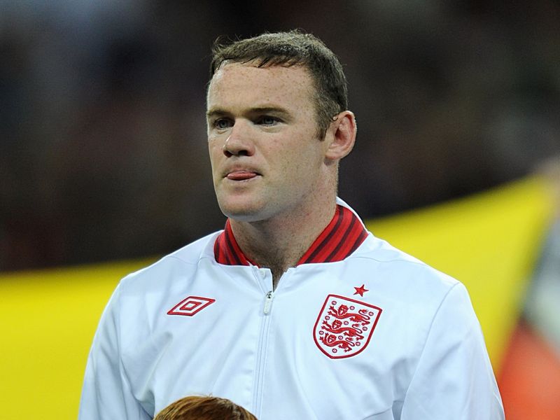 Wayne Rooney captaining England against San Marino
