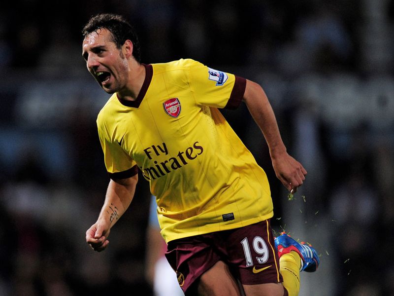Santi Cazorla ends the tie as a contest when he winds up from 20 yards and beats Jussi Jaaskelainen all ends up.