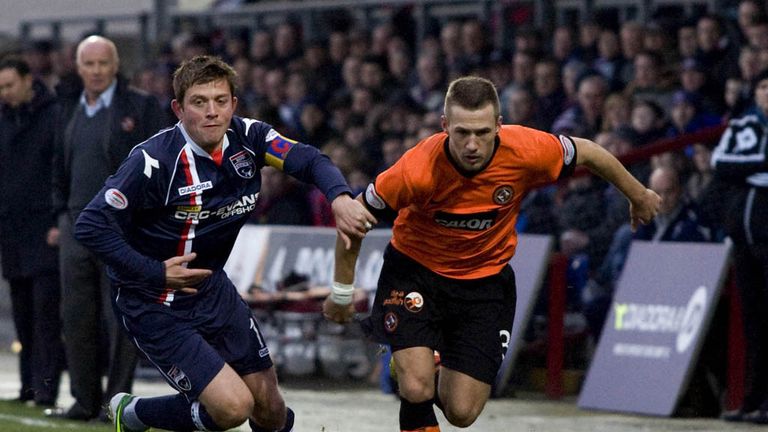 Richard Brittain: Tries to hold off Stuart Armstrong