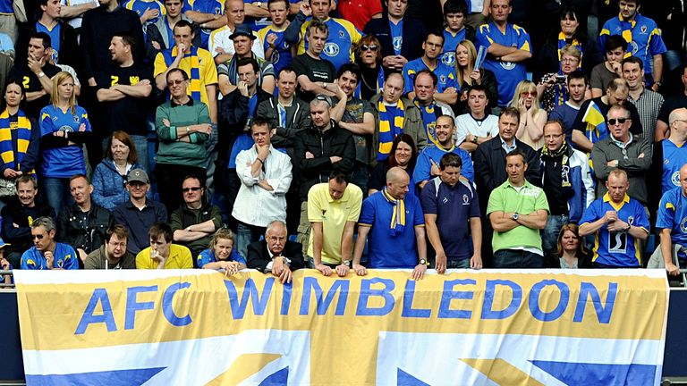 AFC Wimbledon fans: Urged to attend cup clash