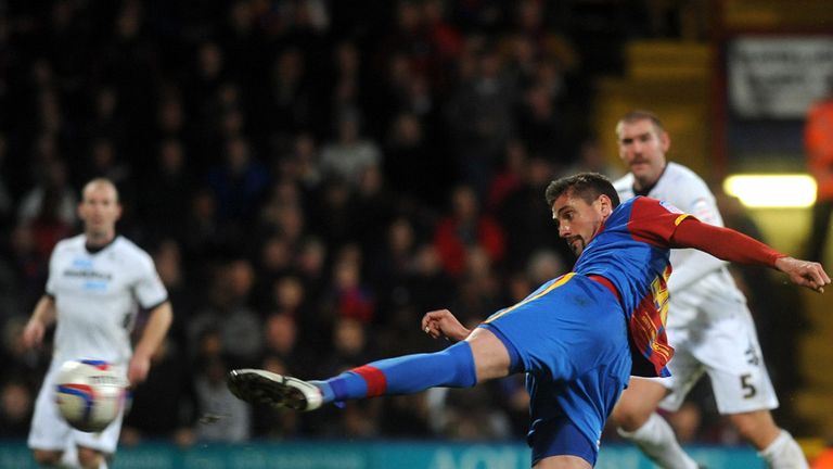 Andre Moritz: Netted two goals to secure Crystal Palace win
