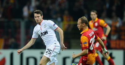 Nick Powell: Headed against the bar on his first European start