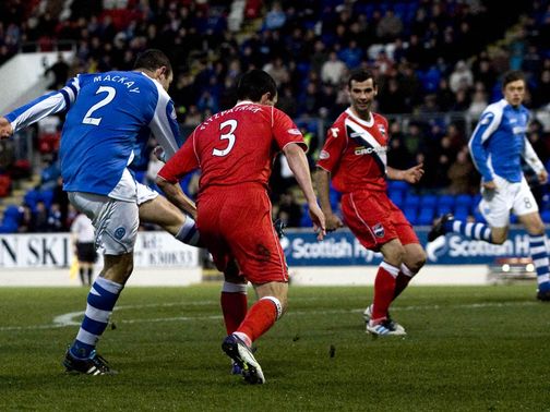 Dave Mackay finds the net for St Johnstone