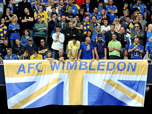 AFC Wimbledon fans: Urged to attend cup clash