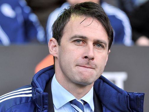 Dougie Freedman watches the action unfold