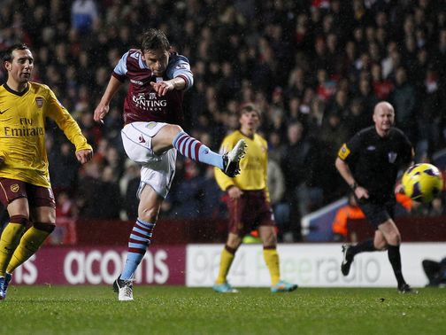 Brett Holman: Went close against Arsenal