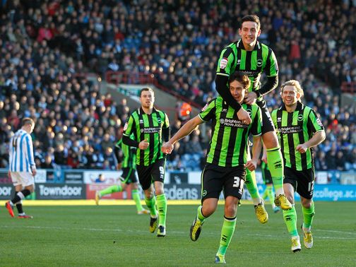 Two-goal Will Buckley celebrates