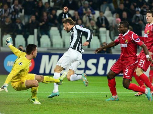 Claudio Marchisio scored Juventus' first goal