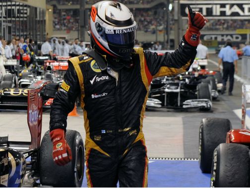 Kimi Raikkonen: 'I'm very happy for the team'
