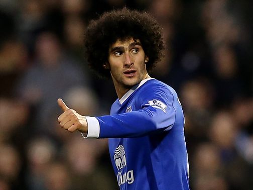 Marouane Fellaini: Happy to push for Everton honours