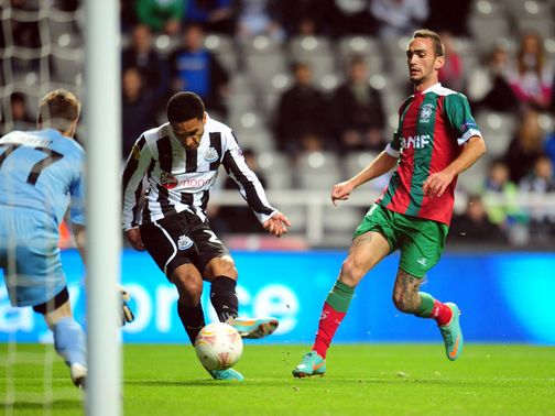 Marveaux's strike put Newcastle into the lead