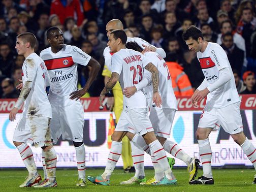 Paris St Germain claimed a 1-1 draw at Montpellier