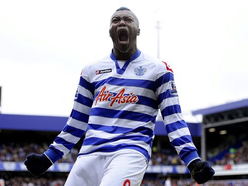 Cisse celebrates his equalising goal&nbsp;