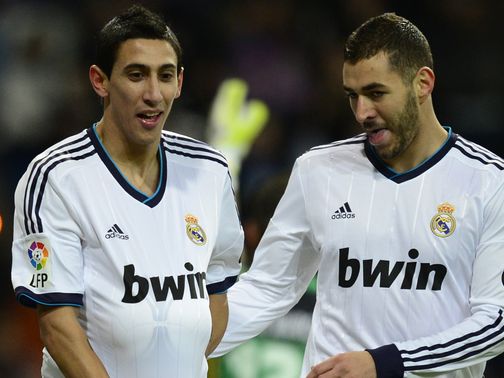 Di Maria and Benzema lead the celebrations for Real