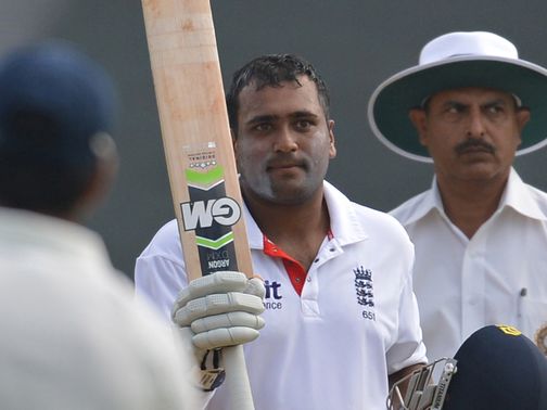 Samit Patel acknowledges his century