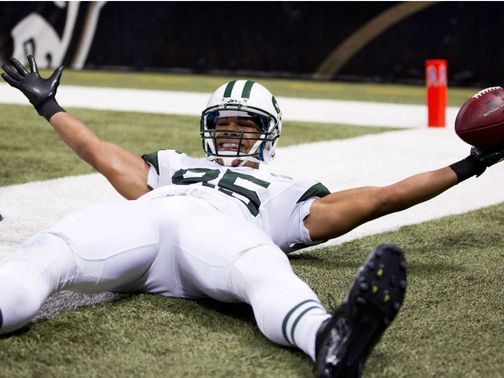 Chaz Schilens: Scored the first touchdown for the Jets