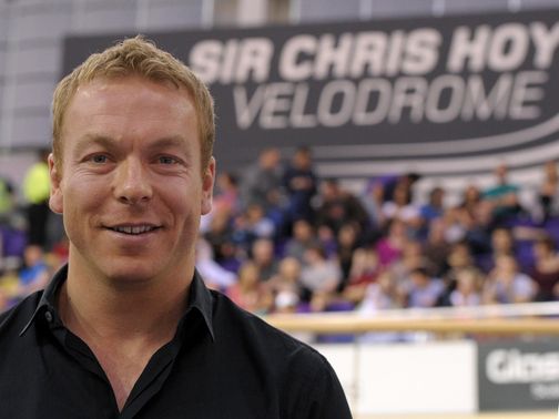 Sir Chris Hoy knows where he is.