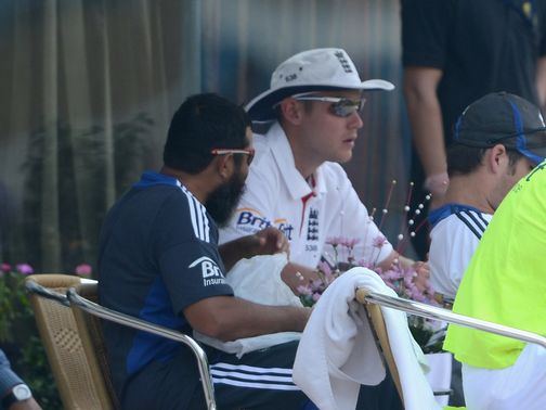 Stuart Broad: Gone for a scan