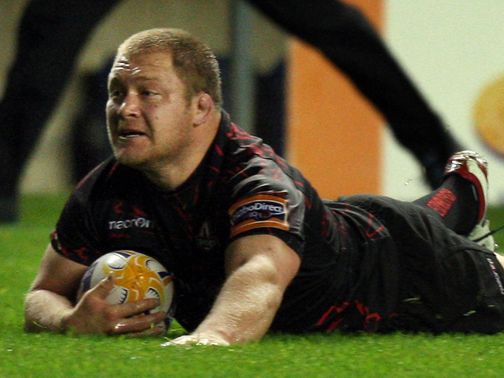 Willem Nel touches down for Edinburgh