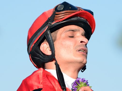 Willie Martinez after winning on Trinniberg
