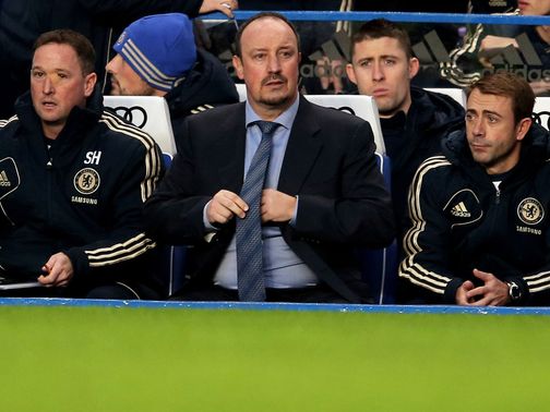 Rafael Benitez's Chelsea face Fulham