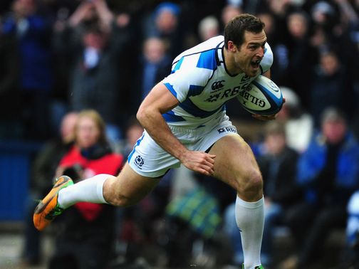 Tim Visser had given Scotland the lead