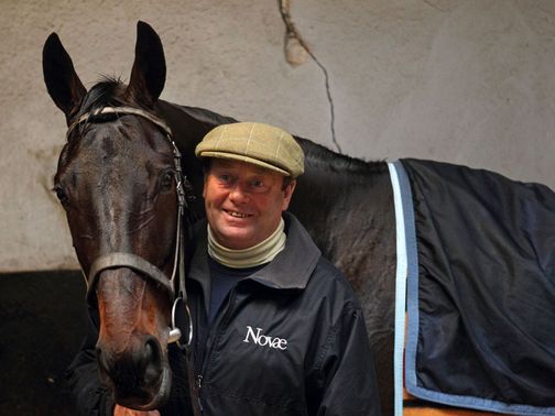 Sprinter Sacre with Nicky Henderson on Wednesday morning
