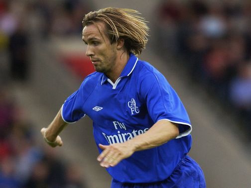 Zenden in his playing days at Chelsea