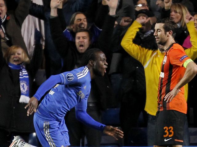 Moses scored for Chelsea in stoppage time