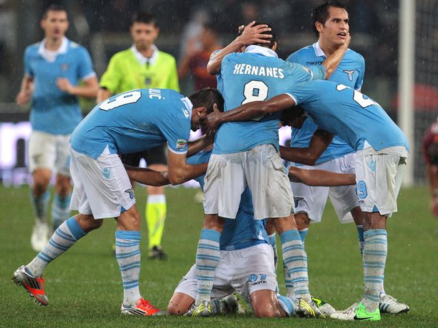 Derby delight for Lazio