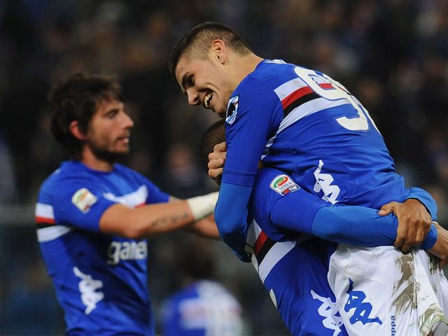 It was derby delight for Sampdoria