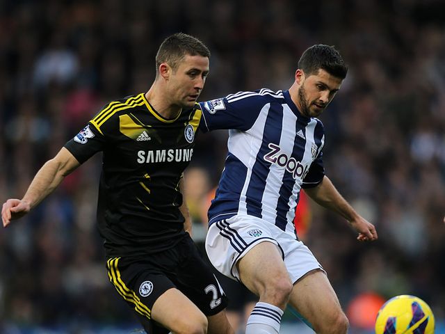 Shane Long holds off Gary Cahill