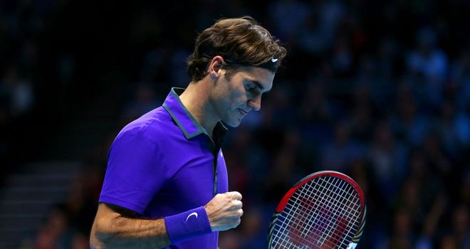 Roger Federer: Through to the semi-finals of the ATP World Tour Finals