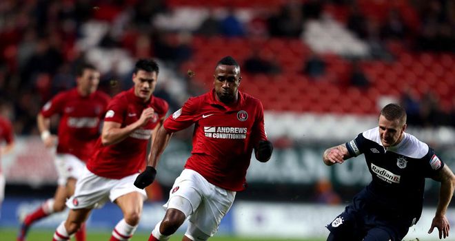 Ricardo Fuller: Drives forward for Charlton