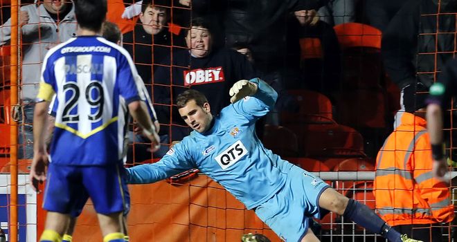 Jon Daly (on floor): Earned a draw with a diving header