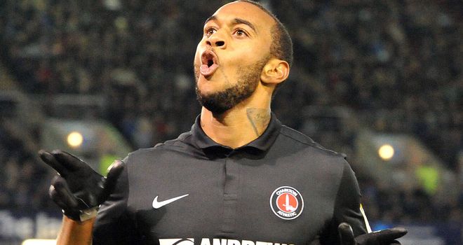 Danny Haynes: All smiles after netting the winner
