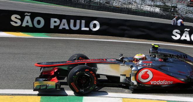 Lewis Hamilton: Set fastest time using prototype tyre