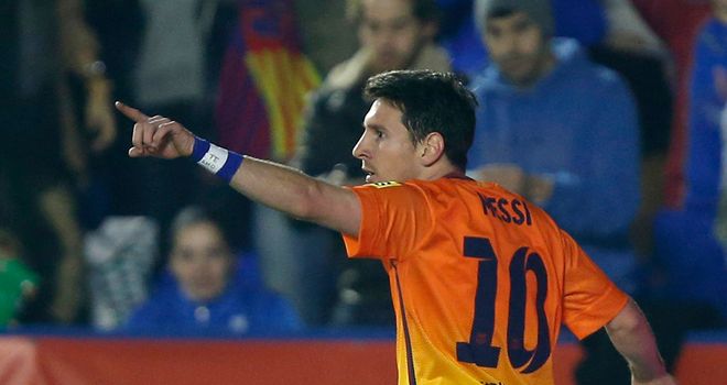 Lionel Messi: Two more goals for Barca
