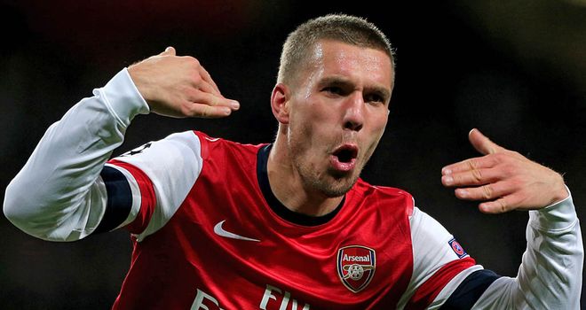 Lukas Podolski: The German is backing Arsenal to ignite their season