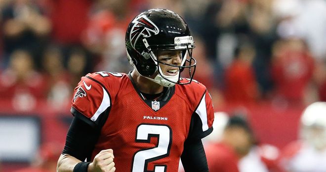 Matt Ryan: overcame five interceptions to help the Falcons to victory at home
