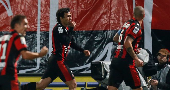 Dario Cvitanich celebrates his winning goal